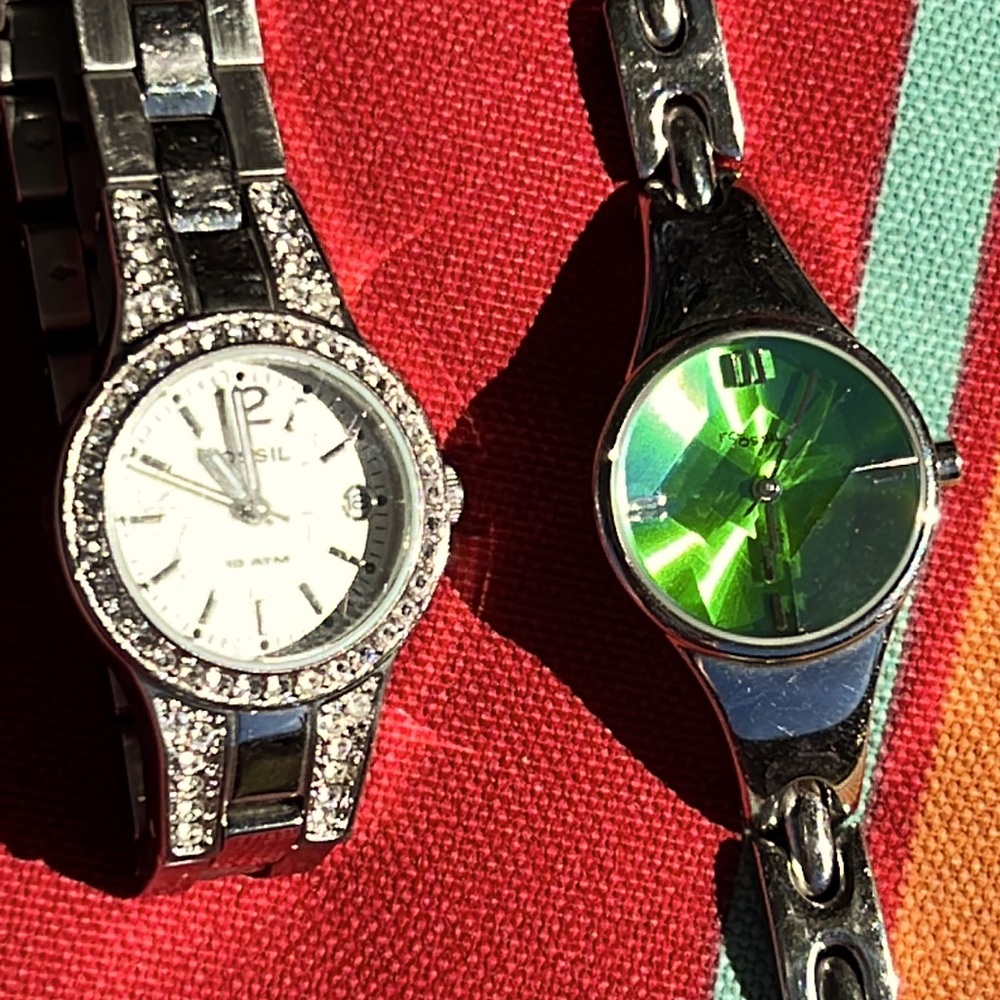 2 Fossil Ladies Watches